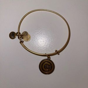 Gold chicago cubs alex & ani bracelet